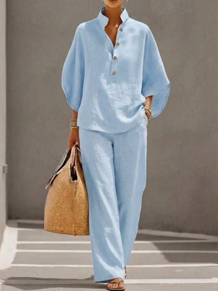 Mariel | Lightweight Cotton and Linen Set