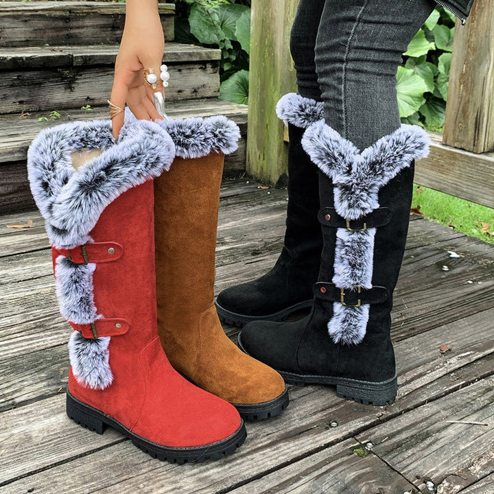 Plush Women's Boots for Mid-Calf Comfort (3)