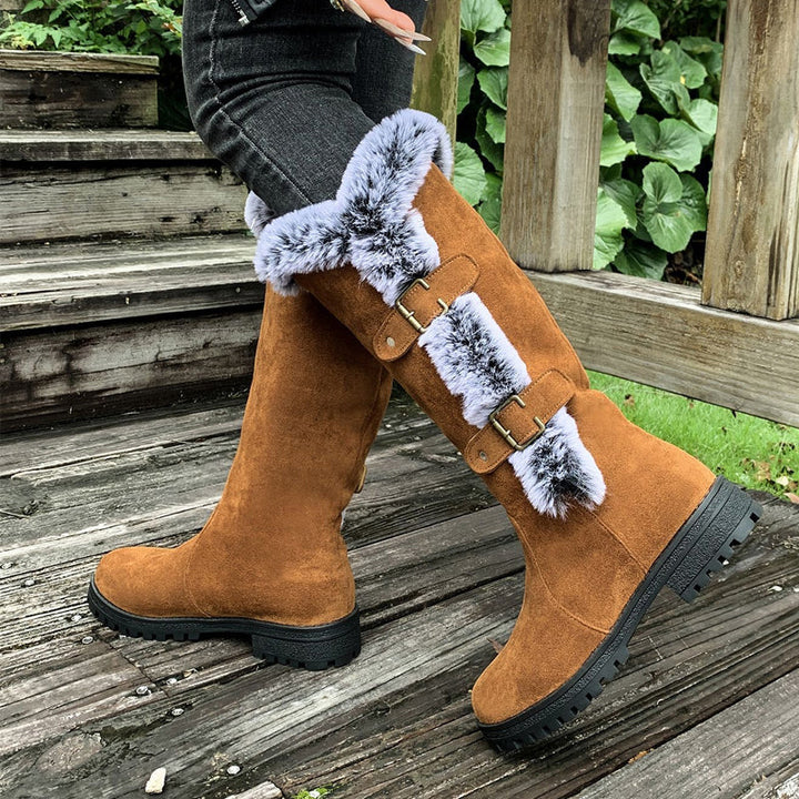 Plush Women's Boots for Mid-Calf Comfort (5)