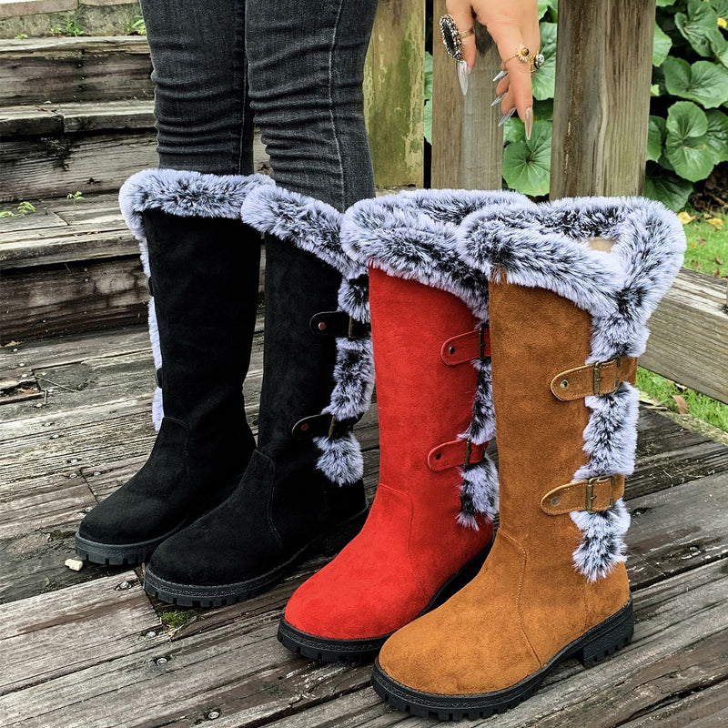 Plush Women's Boots for Mid-Calf Comfort (6)