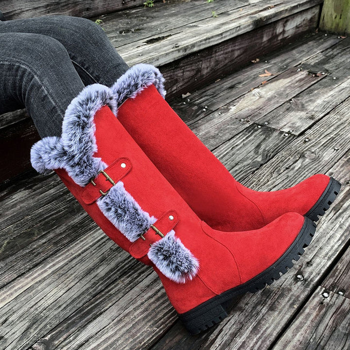 Plush Women's Boots for Mid-Calf Comfort (7)