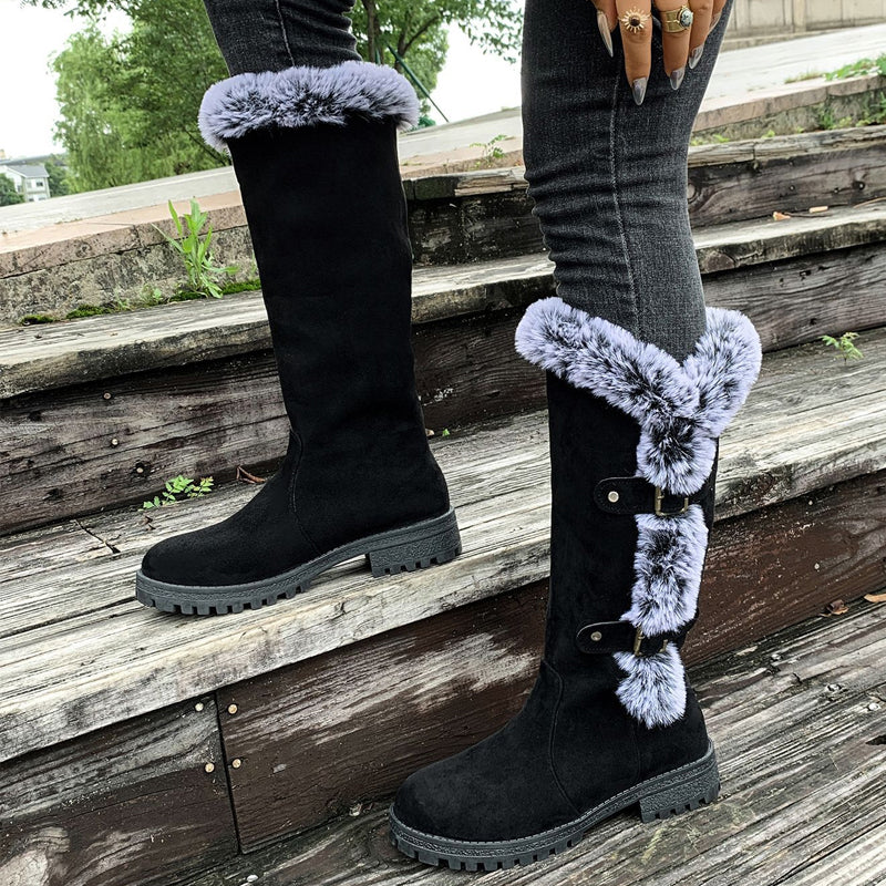 Plush Women's Boots for Mid-Calf Comfort (8)