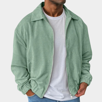 Theodore | Relaxed Men's Fall Jacket with Corduroy Texture
