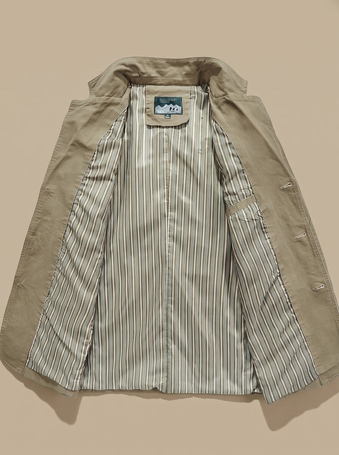 Relaxed Tailored Cotton Men's Fall Jacket (2)
