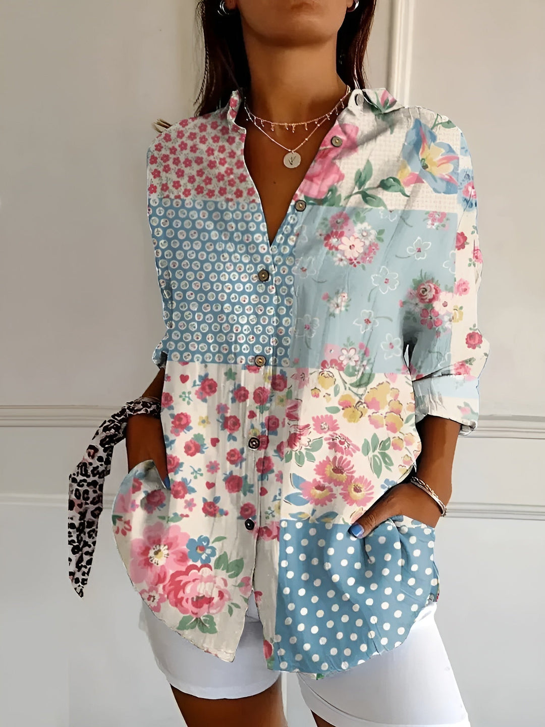 Kaitlyn™ | Fluid Floral Blouse 1+1