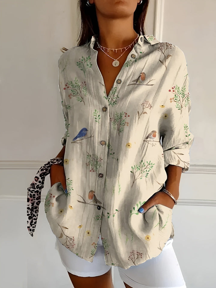 Kaitlyn™ | Fluid Floral Blouse 1+1