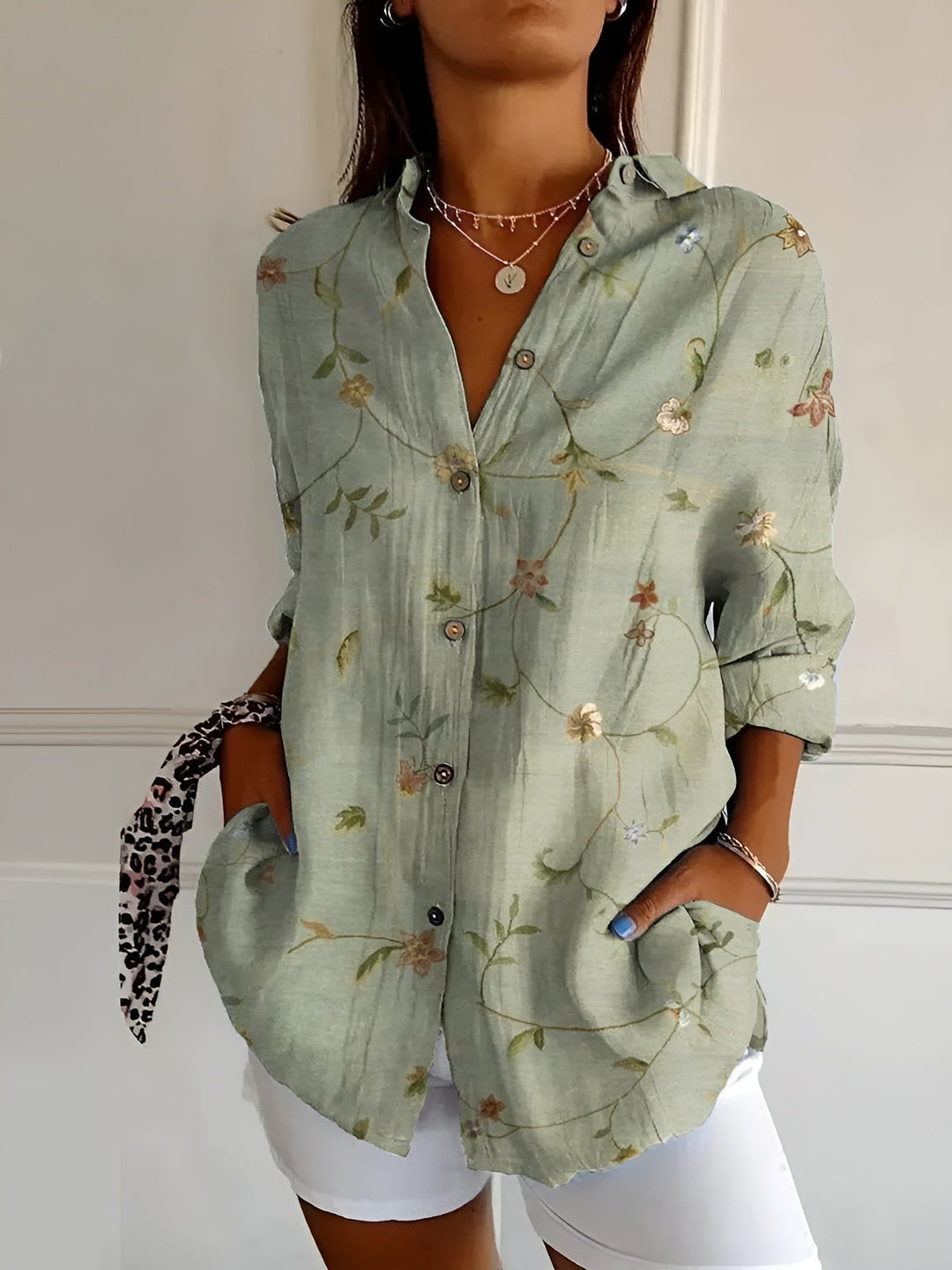 Kaitlyn™ | Fluid Floral Blouse 1+1