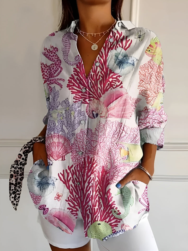 Kaitlyn™ | Fluid Floral Blouse 1+1