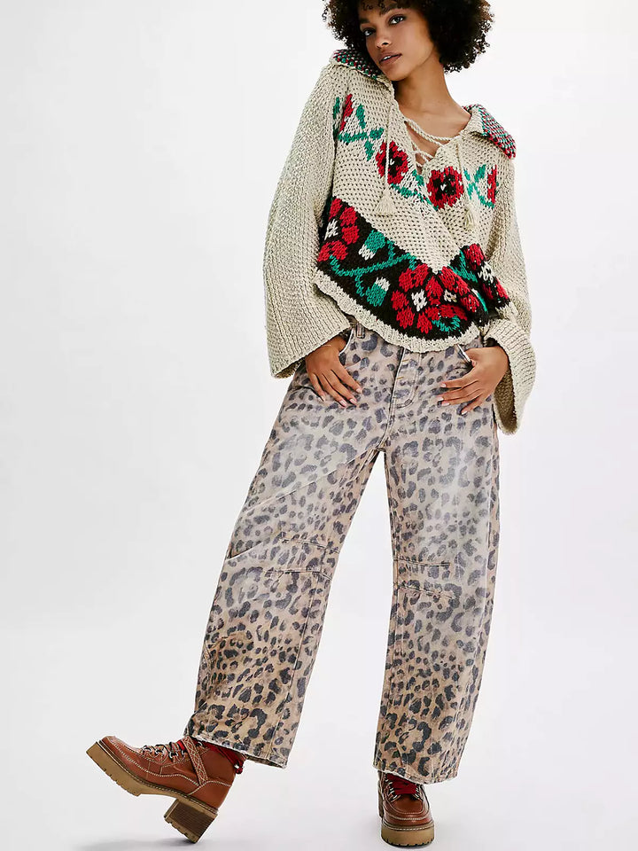 Wide Leg Pants Women's Everyday Bold Style (8)