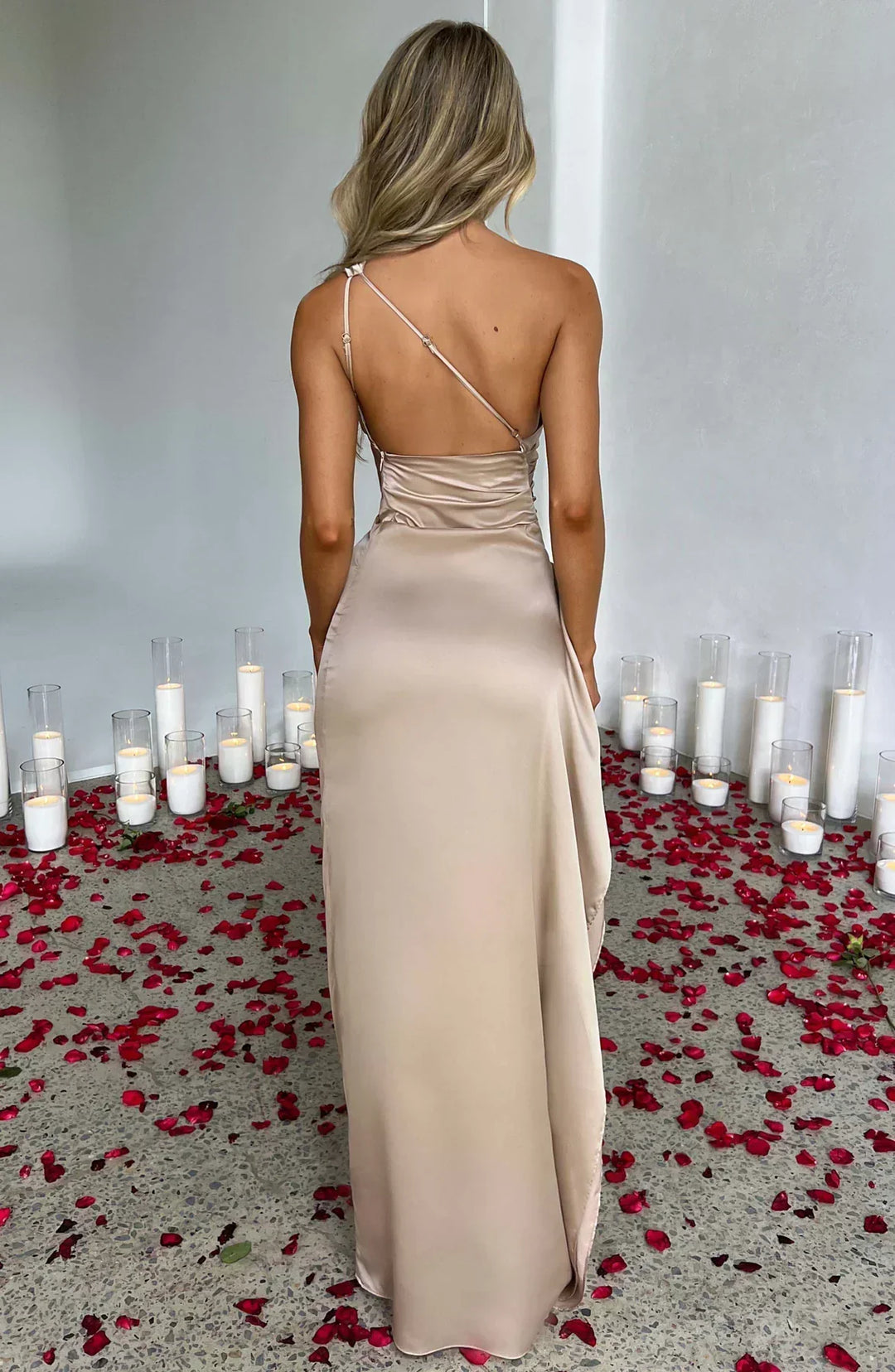 Women's Asymmetric Maxi Dress for Fall Weddings (4)