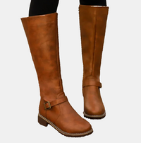 Aubrey | Women's Black Slim Knee-High Boots