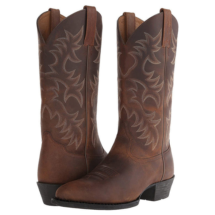 Women's Boots in Western Cowboy Style in Black 11