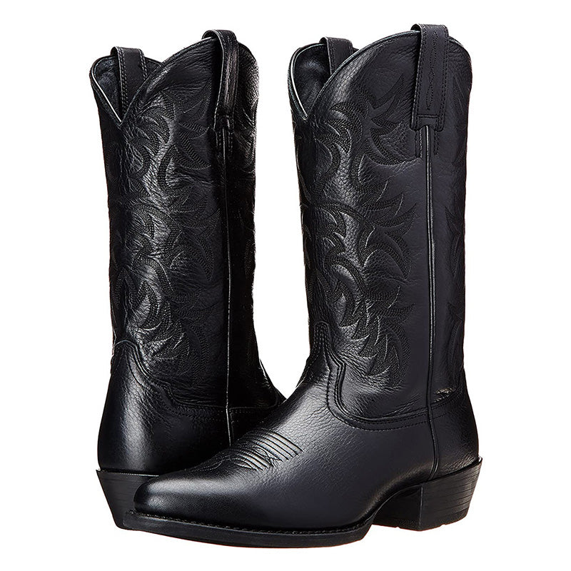 Women's Boots in Western Cowboy Style in Black 2