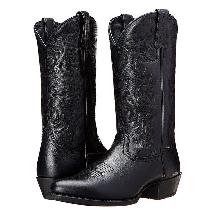 Women's Boots in Western Cowboy Style in Black 2