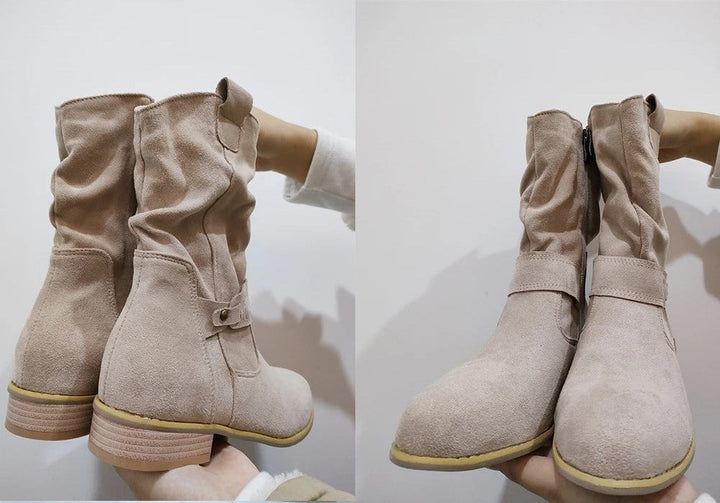 Women's Boots Suede Ankle for Fall (10)