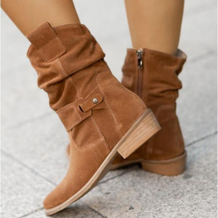 Women's Boots Suede Ankle for Fall (9)