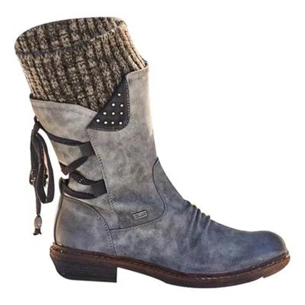 Women's Boots Warm Waterproof Calf for Fall (6)