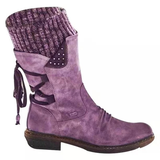 Women's Boots Warm Waterproof Calf for Fall (8)