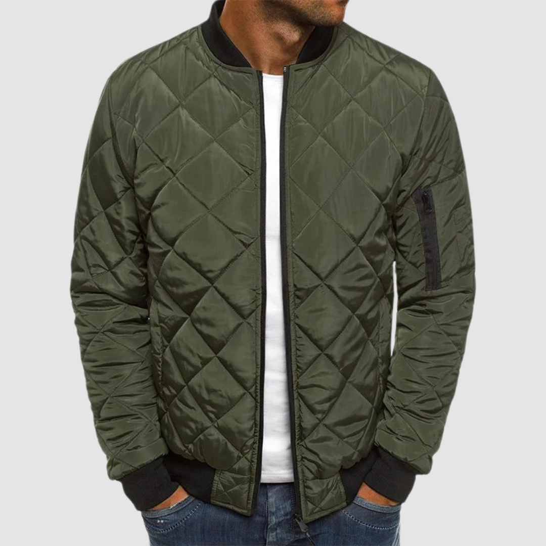 Women's Breathable Fall Jacket with Functional Pockets in Armeegrün