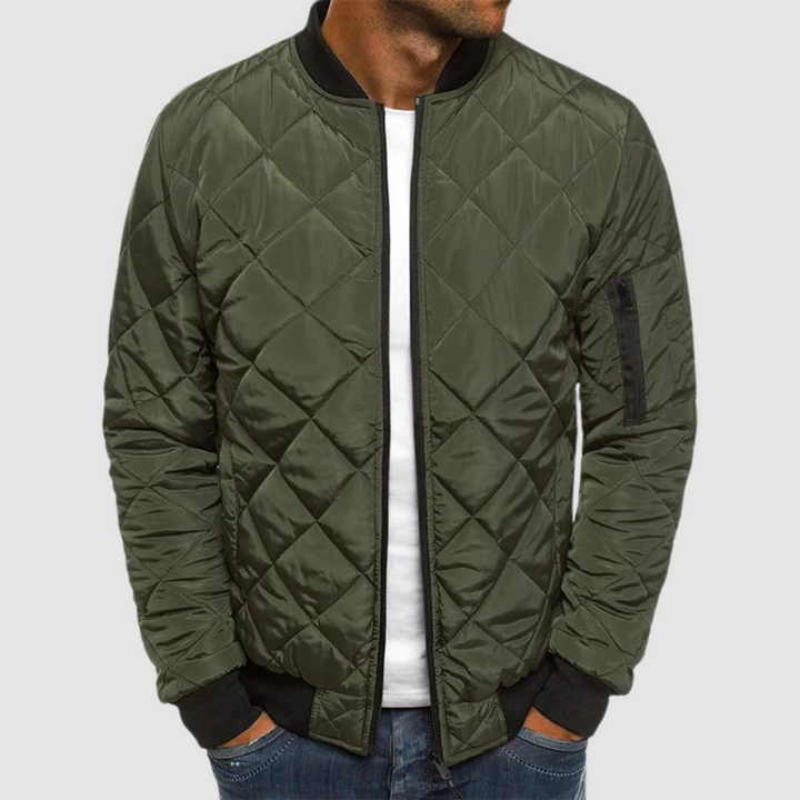 Women's Breathable Fall Jacket with Functional Pockets in Armeegrün