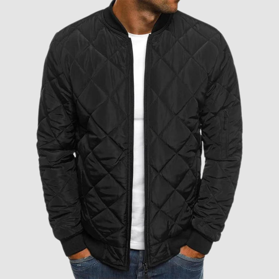 Women's Breathable Fall Jacket with Functional Pockets in Black
