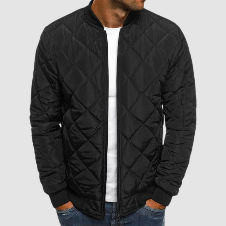Women's Breathable Fall Jacket with Functional Pockets in Black