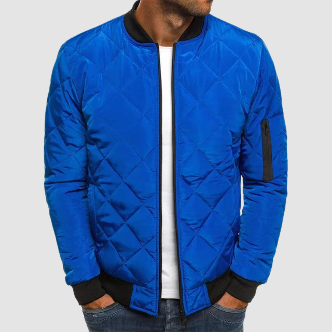 Women's Breathable Fall Jacket with Functional Pockets in Blue