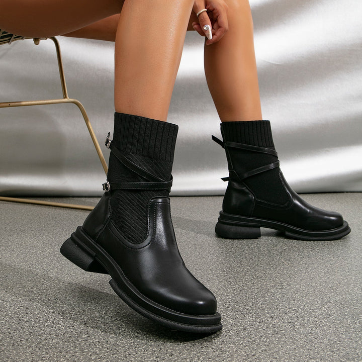 Women's Brown Leather Ankle Boots (6)