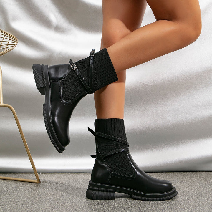 Women's Brown Leather Ankle Boots (8)