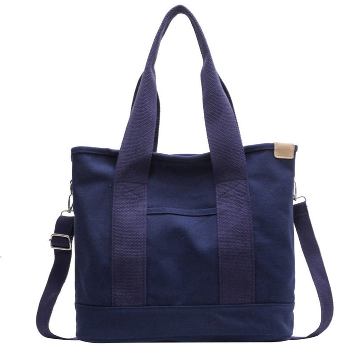 Women's Canvas Tote Bag for Work in Blue