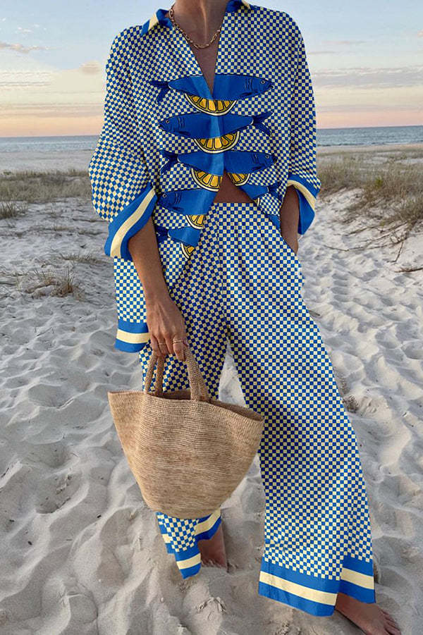 Women's Casual Long-Sleeve Coordinated Set