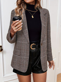 Layla | Women's Casual Plaid Long Sleeve Jacket