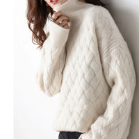 Nova | Women's Christmas Sweater with Cozy Turtleneck