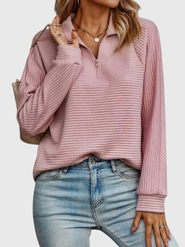 Women's Christmas Sweater with Zipper (2)