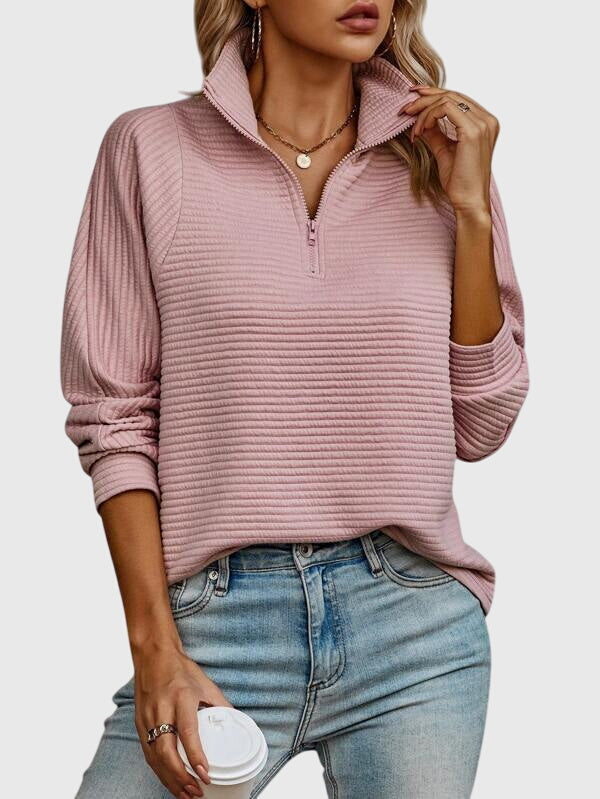 Women's Christmas Sweater with Zipper (3)