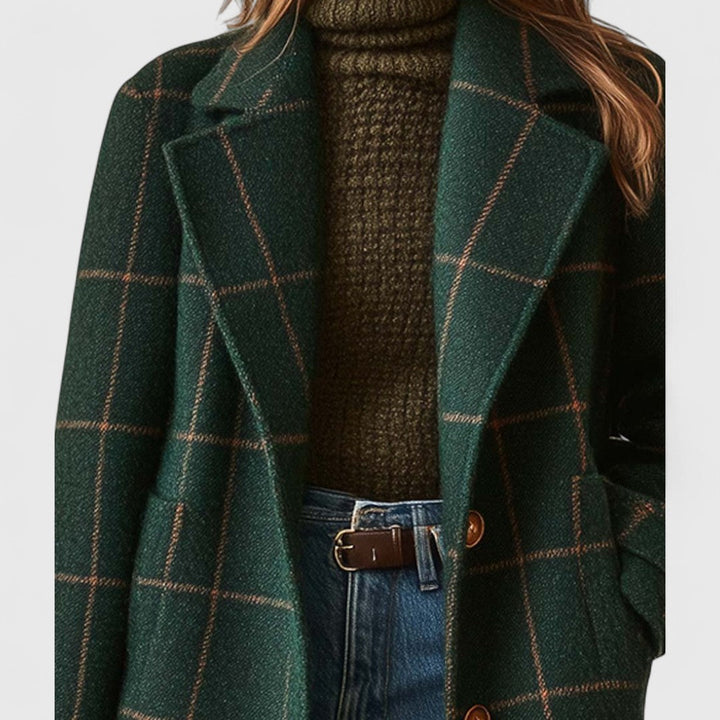Women's Classic Checkered Fall Jacket (2)