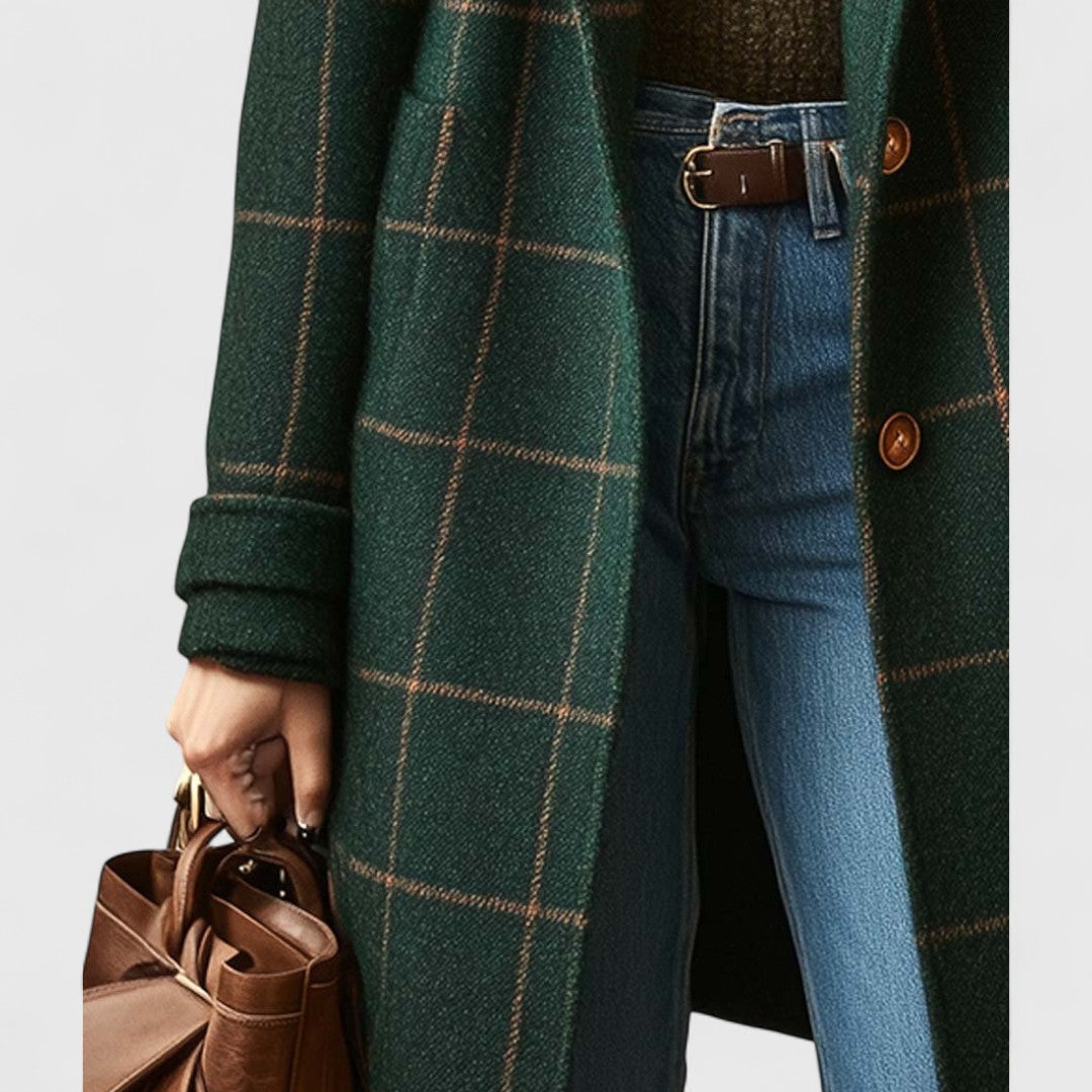 Women's Classic Checkered Fall Jacket (3)