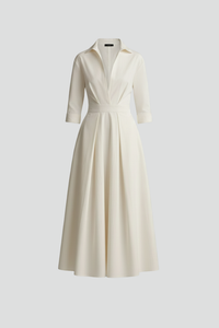 Carter | Women's Collared Fall Wedding Guest Dress