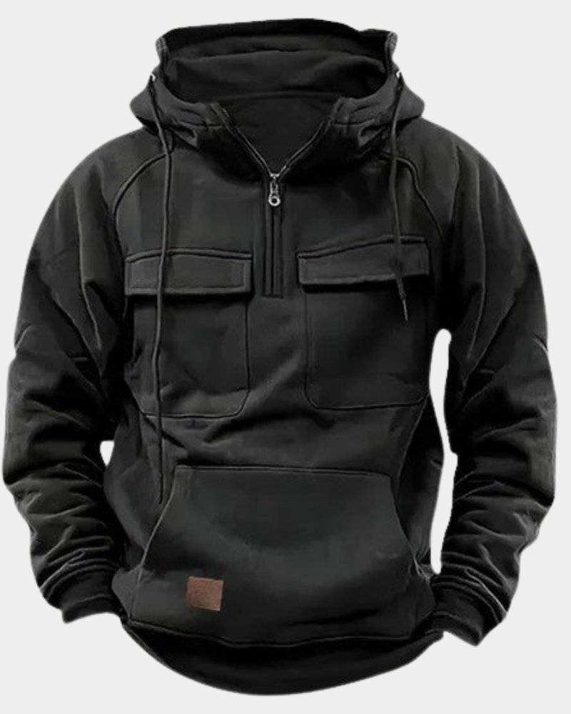 Women's Comfort Hoodie for Everyday Layering in Black