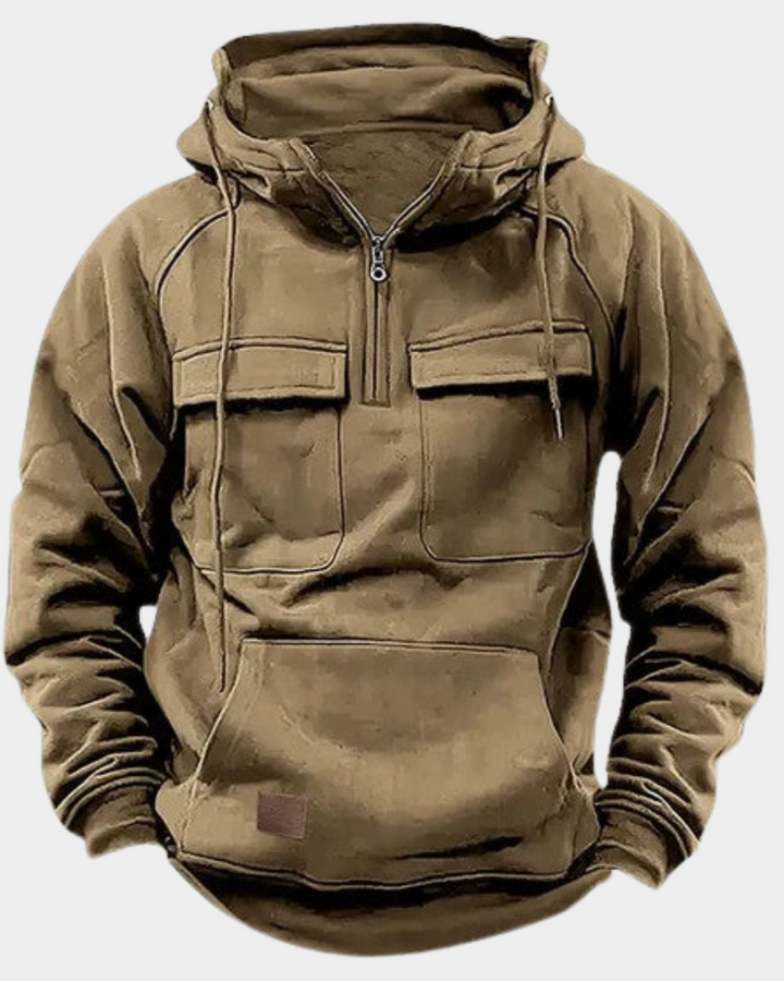 Women's Comfort Hoodie for Everyday Layering in Khaki
