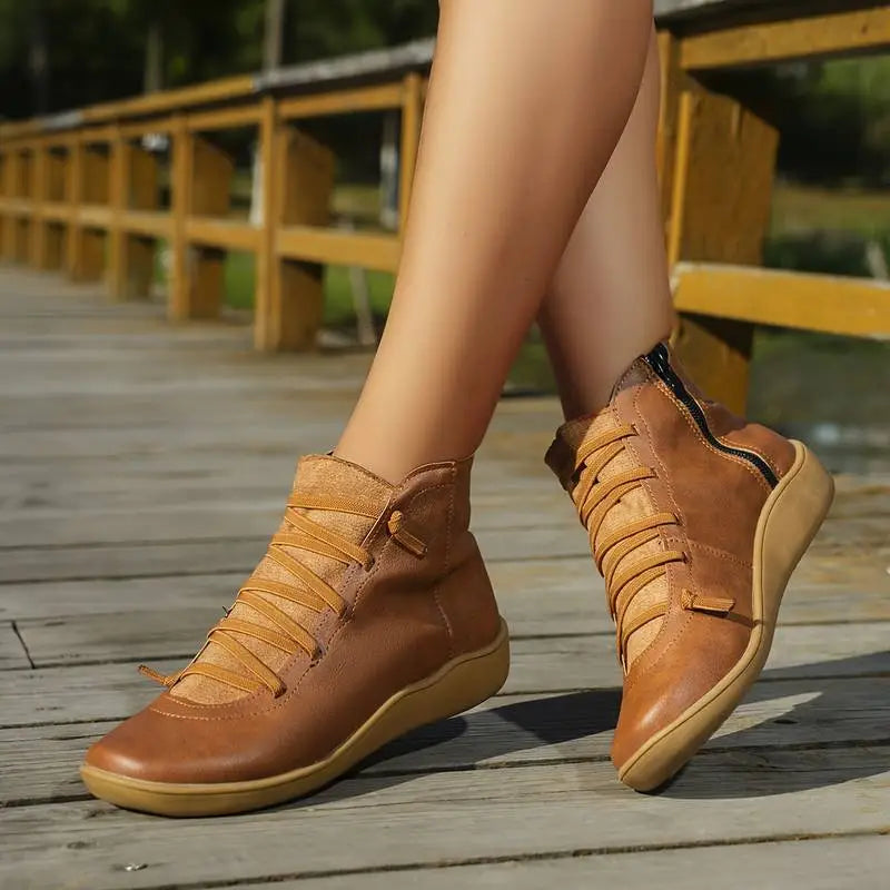 Women's Comfortable Ankle Boots for Fall (8)