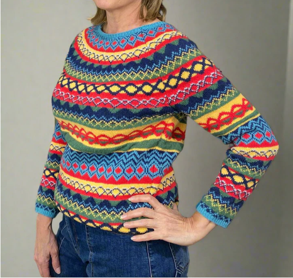 Women's Cozy Knit Pullover for Everyday Wear in Yellow