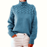 Lucy | Women's Cozy Turtleneck Pullover for Layering