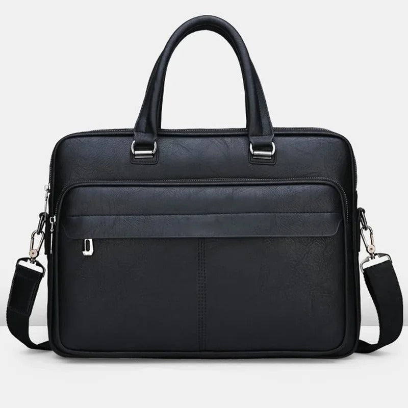 Women's Crossbody Tote Bag for Work in Black