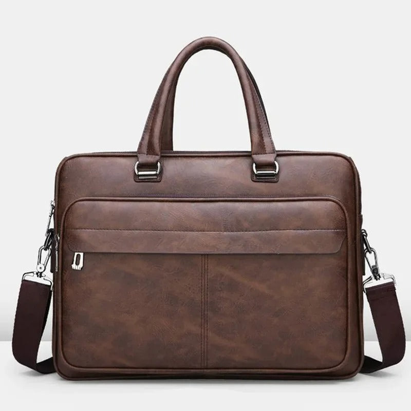 Women's Crossbody Tote Bag for Work in Brown