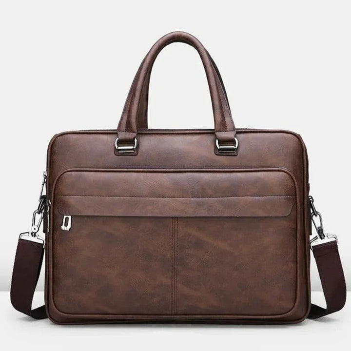 Women's Crossbody Tote Bag for Work in Brown