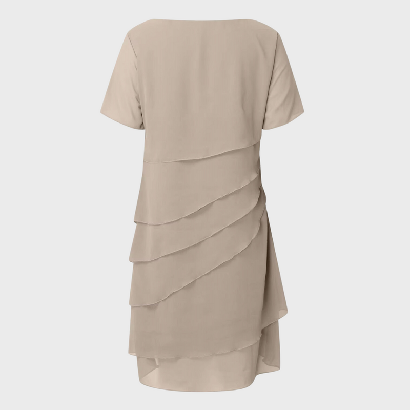 Women's Elegant Chiffon Party Dress for Evening Events (5)