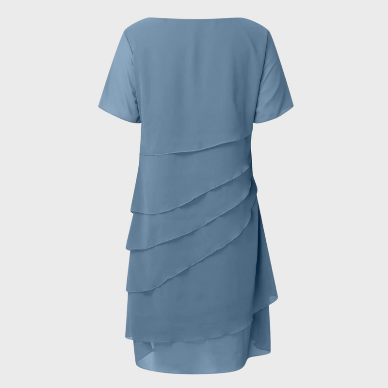 Women's Elegant Chiffon Party Dress for Evening Events (8)