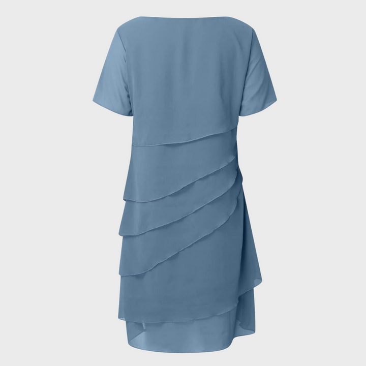 Women's Elegant Chiffon Party Dress for Evening Events (8)