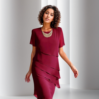 Isabella | Women's Elegant Chiffon Party Dress for Evening Events